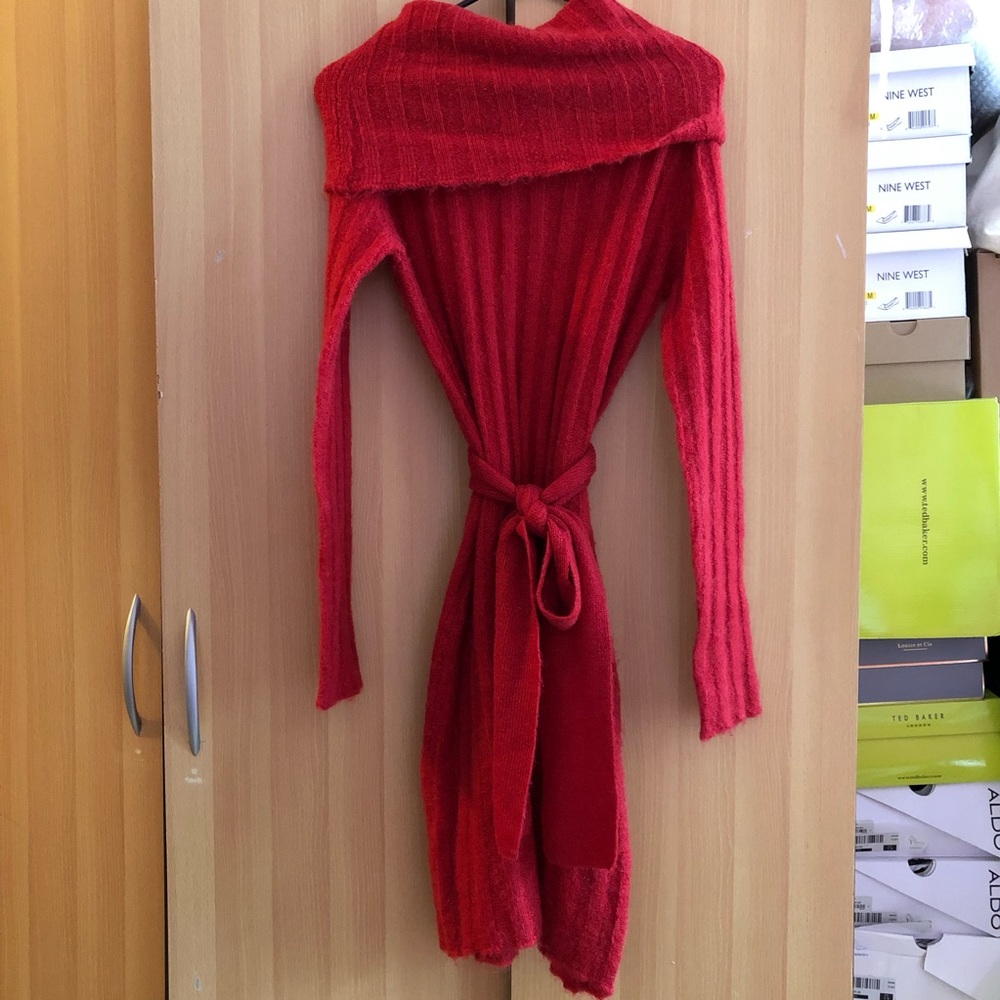 Off the Shoulder Knitted Dress